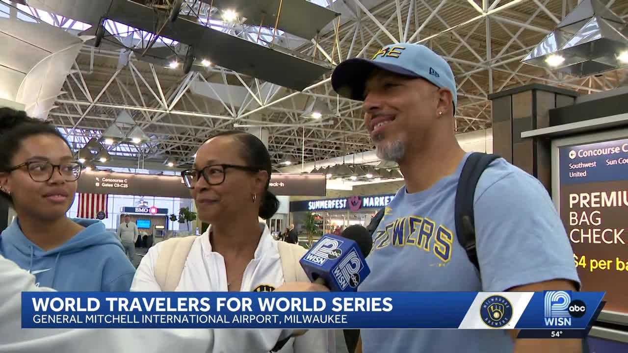 'Traveled for ... 24 hours': Fans travel from across the world for the World Series — WISN 12 Milwaukee, New Braunfels Sports news
