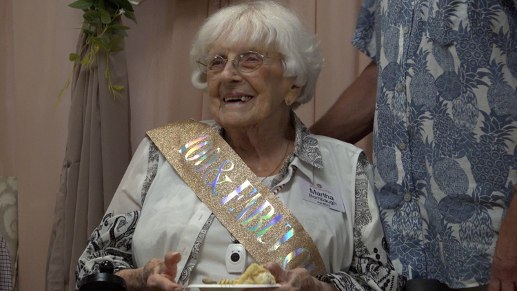 Austin centenarians ages 100 to 104 honored at Westminster senior living — KVUE (Austin), New Braunfels Community news